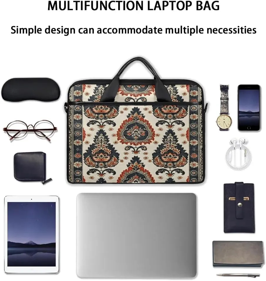 Laptop Shoulder Bag for 13-15 Inch Waterproof Laptop Sleeve Case Bag Slim Computer Carry Case Computer Cases for Laptops