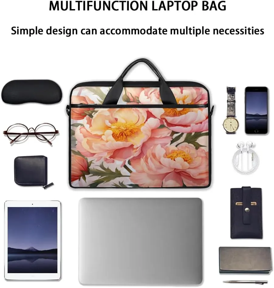 Laptop Shoulder Bag for 13-15 Inch Waterproof Laptop Sleeve Case Bag Slim Computer Carry Case Computer Cases for Laptops