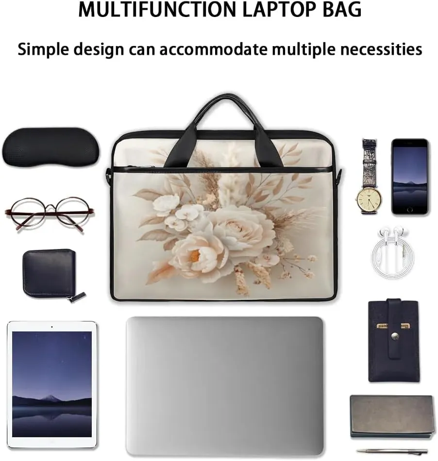Laptop Shoulder Bag for 13-15 Inch Waterproof Laptop Sleeve Case Bag Slim Computer Carry Case Computer Cases for Laptops