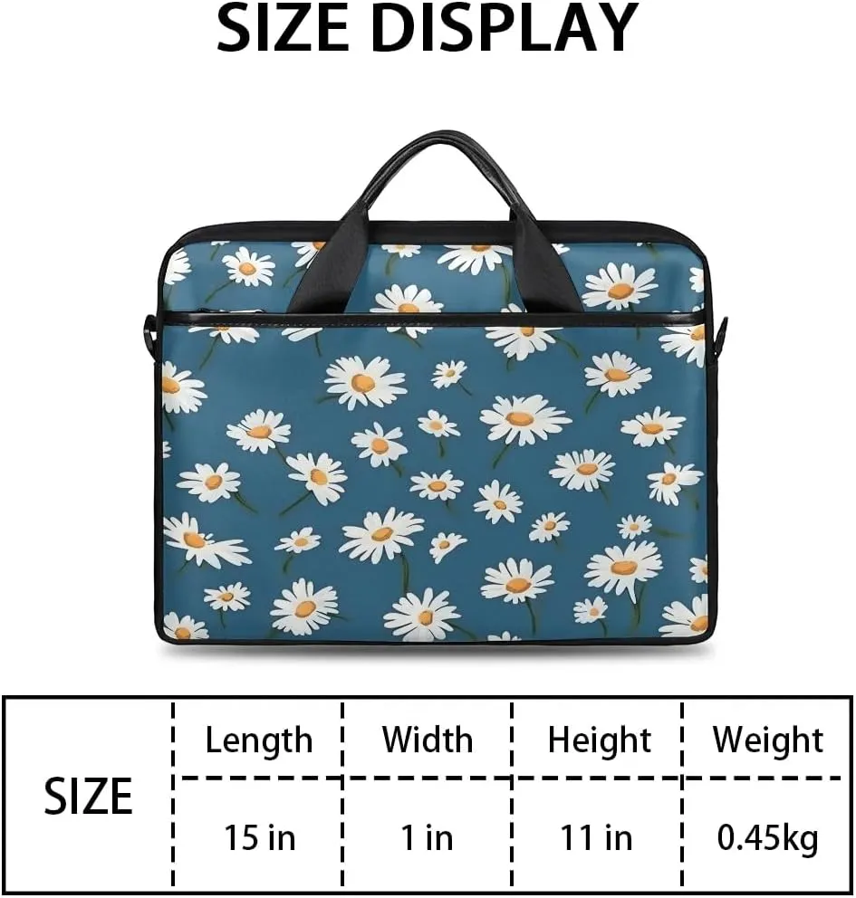 Laptop Shoulder Bag for 13-15 Inch Waterproof Laptop Sleeve Case Bag Slim Computer Carry Case Computer Cases for Laptops