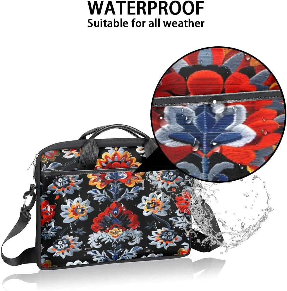Laptop Shoulder Bag for 13-15 Inch Waterproof Laptop Sleeve Case Bag Slim Computer Carry Case Computer Cases for Laptops