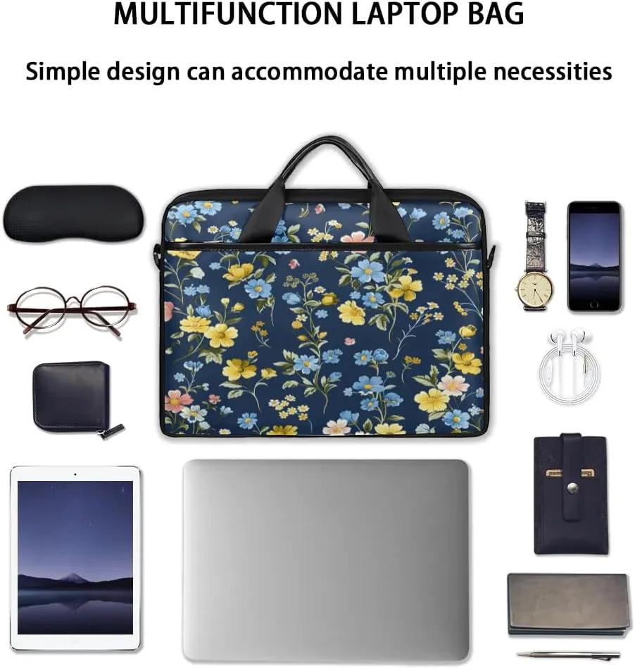 Laptop Shoulder Bag for 13-15 Inch Waterproof Laptop Sleeve Case Bag Slim Computer Carry Case Computer Cases for Laptops