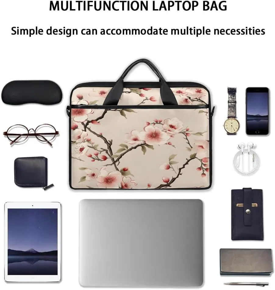 Laptop Shoulder Bag for 13-15 Inch Waterproof Laptop Sleeve Case Bag Slim Computer Carry Case Computer Cases for Laptops