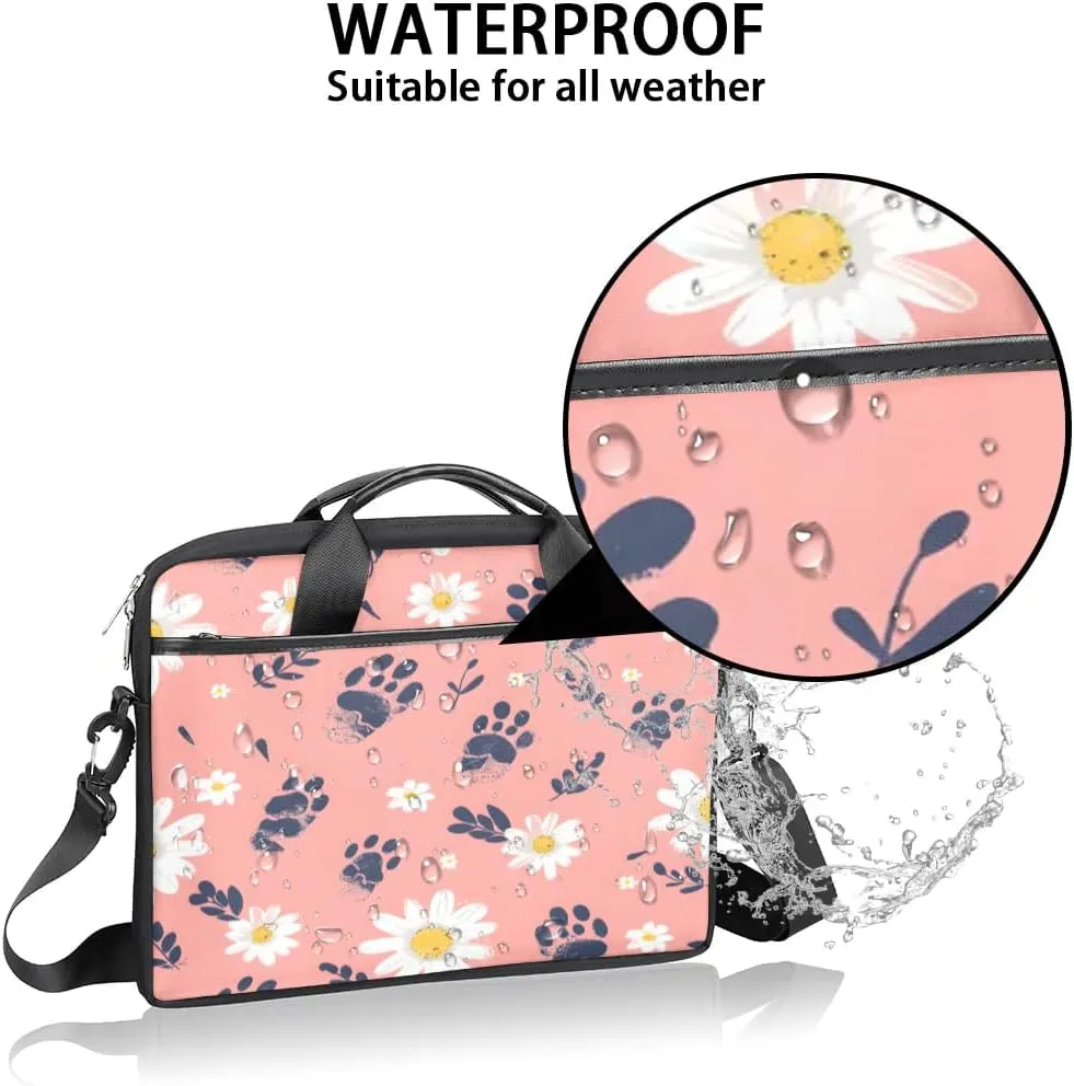 Laptop Shoulder Bag for 13-15 Inch Waterproof Laptop Sleeve Case Bag Slim Computer Carry Case Computer Cases for Laptops