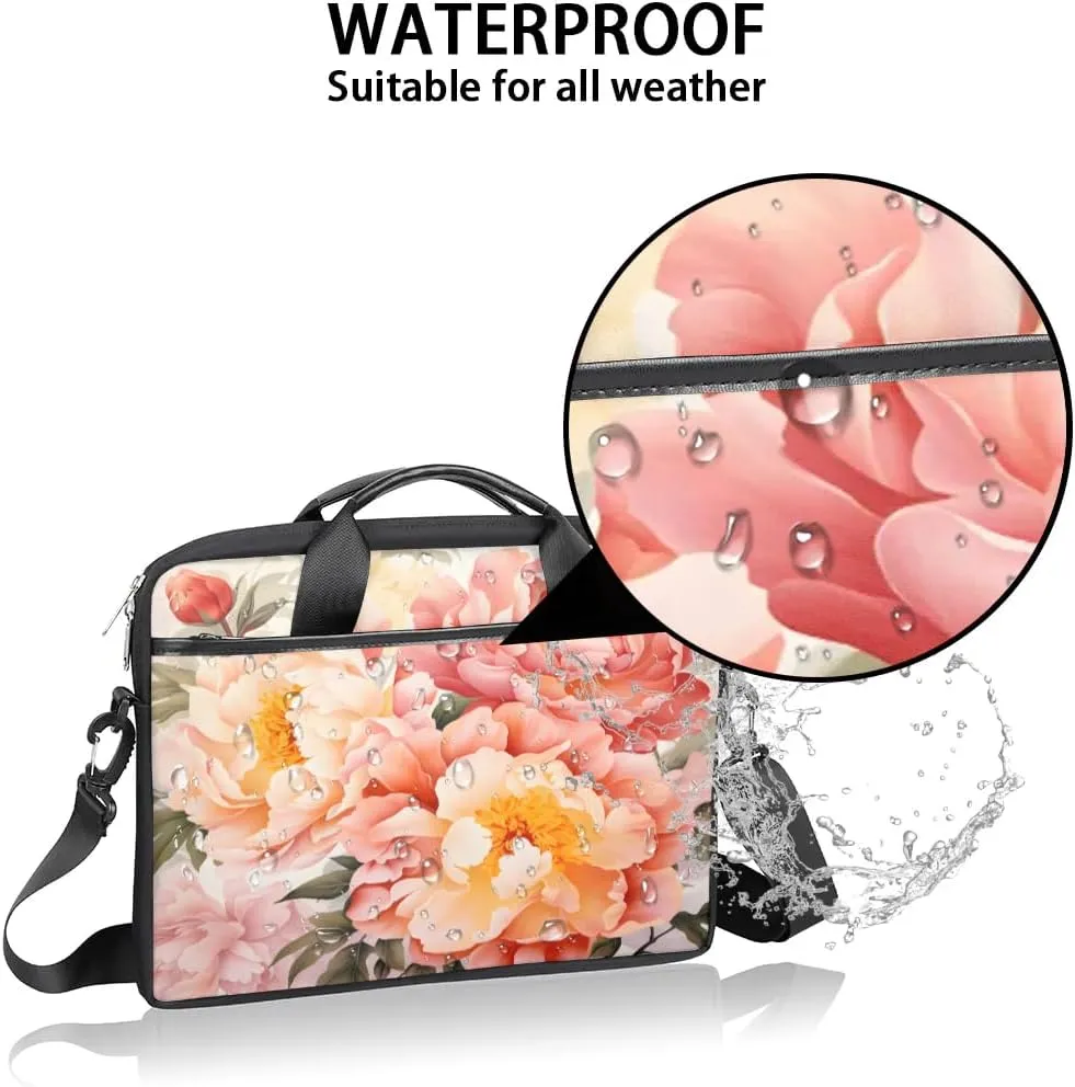 Laptop Shoulder Bag for 13-15 Inch Waterproof Laptop Sleeve Case Bag Slim Computer Carry Case Computer Cases for Laptops
