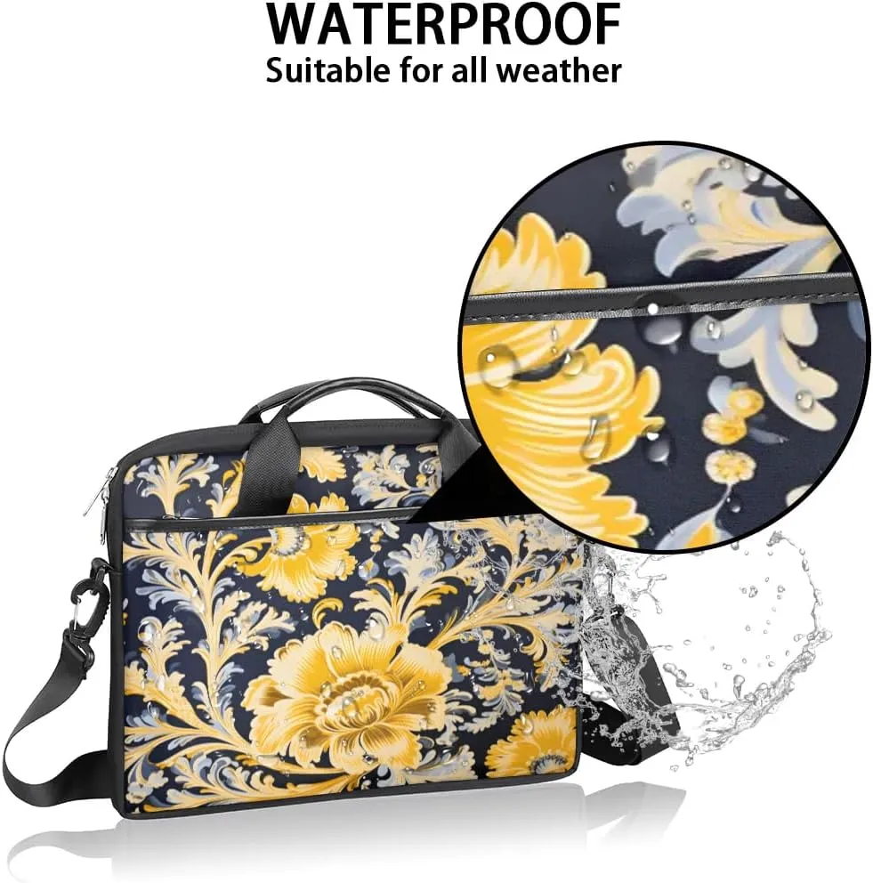 Laptop Shoulder Bag for 13-15 Inch Waterproof Laptop Sleeve Case Bag Slim Computer Carry Case Computer Cases for Laptops