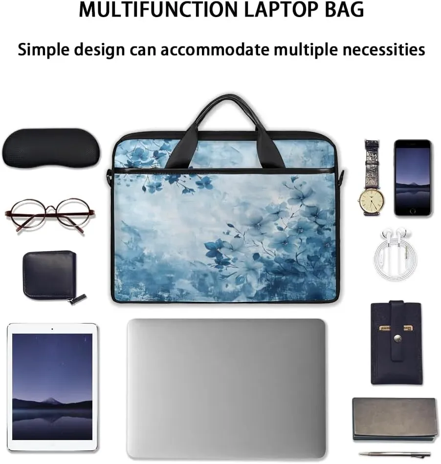 Laptop Shoulder Bag for 13-15 Inch Waterproof Laptop Sleeve Case Bag Slim Computer Carry Case Computer Cases for Laptops
