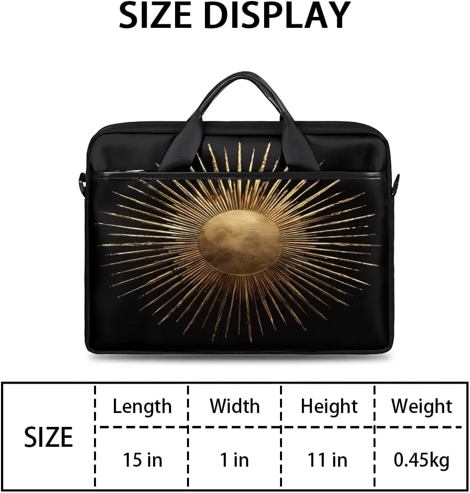 Laptop Shoulder Bag for 13-15 Inch Waterproof Laptop Sleeve Case Bag Slim Computer Carry Case Computer Cases for Laptops