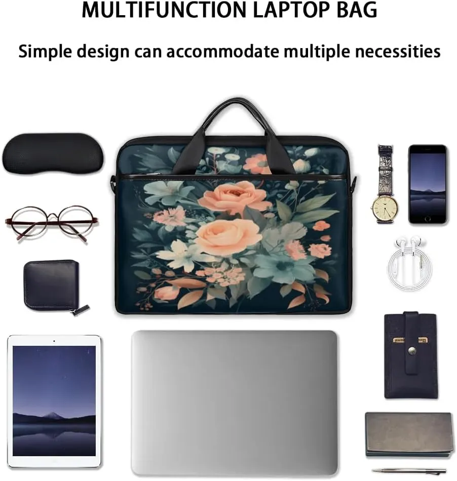 Laptop Shoulder Bag for 13-15 Inch Waterproof Laptop Sleeve Case Bag Slim Computer Carry Case Computer Cases for Laptops