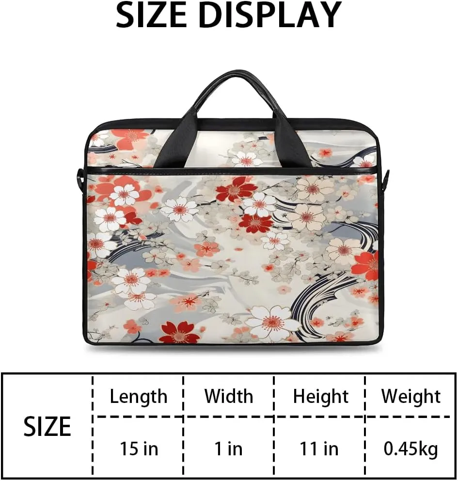 Laptop Shoulder Bag for 13-15 Inch Waterproof Laptop Sleeve Case Bag Slim Computer Carry Case Computer Cases for Laptops