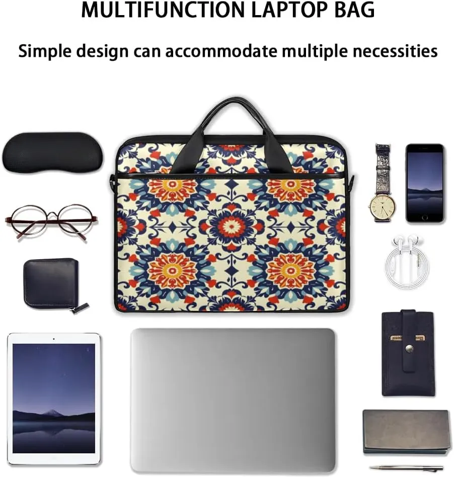 Laptop Shoulder Bag for 13-15 Inch Waterproof Laptop Sleeve Case Bag Slim Computer Carry Case Computer Cases for Laptops