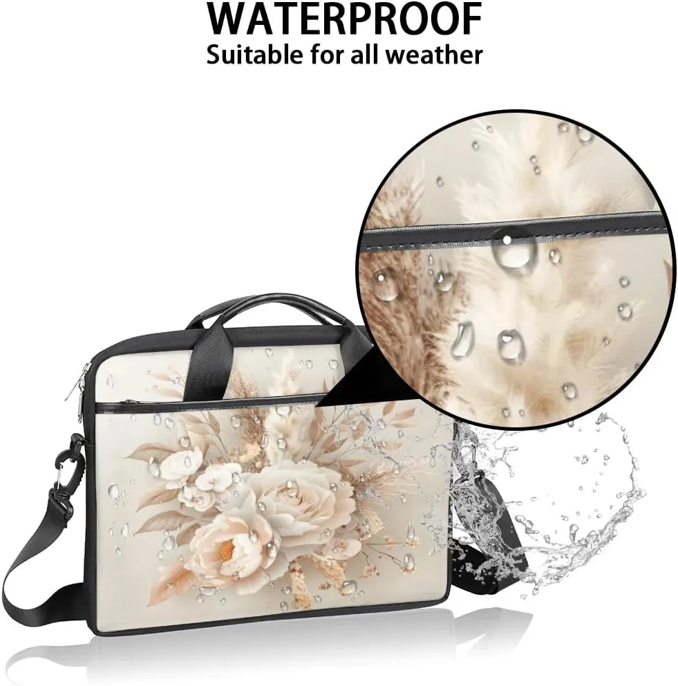Laptop Shoulder Bag for 13-15 Inch Waterproof Laptop Sleeve Case Bag Slim Computer Carry Case Computer Cases for Laptops