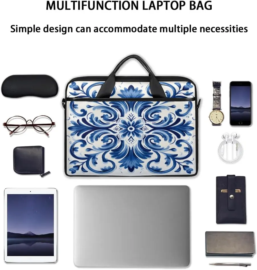 Laptop Shoulder Bag for 13-15 Inch Waterproof Laptop Sleeve Case Bag Slim Computer Carry Case Computer Cases for Laptops