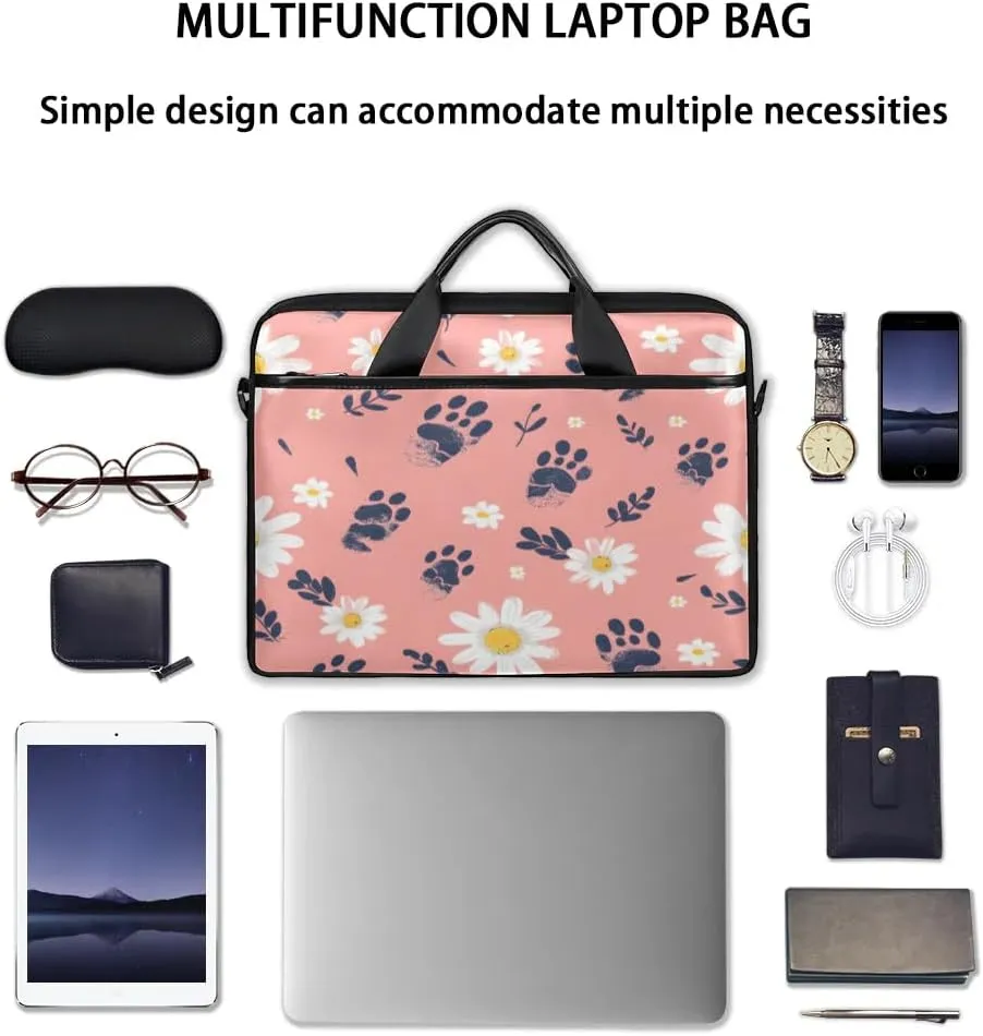 Laptop Shoulder Bag for 13-15 Inch Waterproof Laptop Sleeve Case Bag Slim Computer Carry Case Computer Cases for Laptops