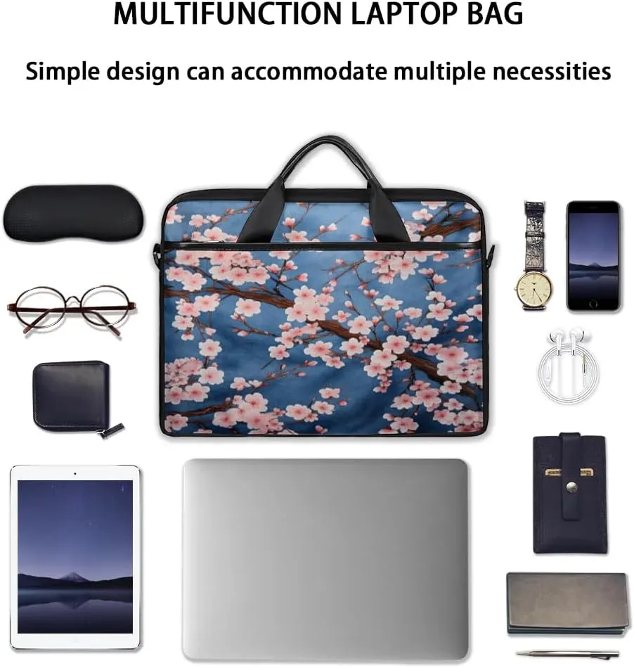 Laptop Shoulder Bag for 13-15 Inch Waterproof Laptop Sleeve Case Bag Slim Computer Carry Case Computer Cases for Laptops