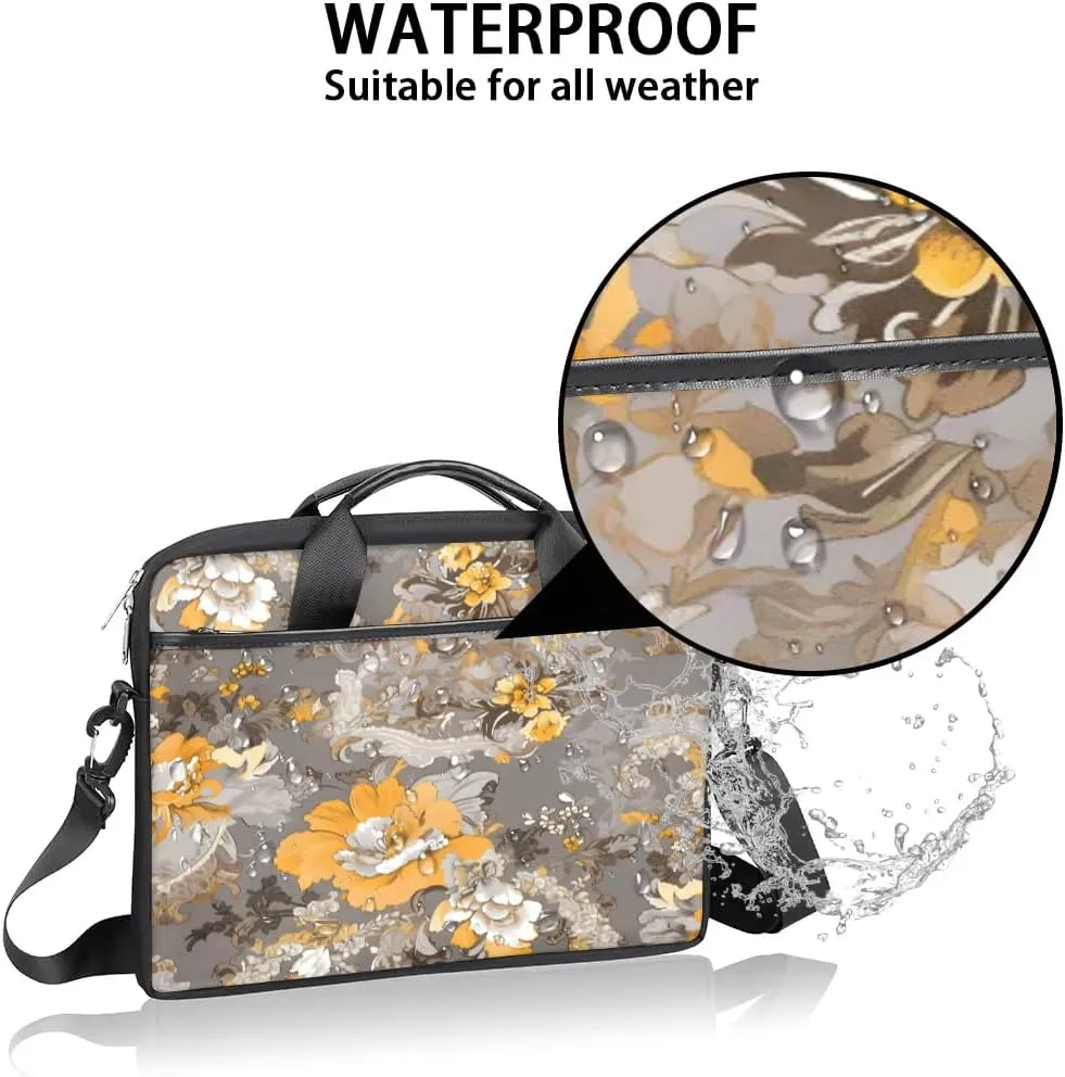 Laptop Shoulder Bag for 13-15 Inch Waterproof Laptop Sleeve Case Bag Slim Computer Carry Case Computer Cases for Laptops