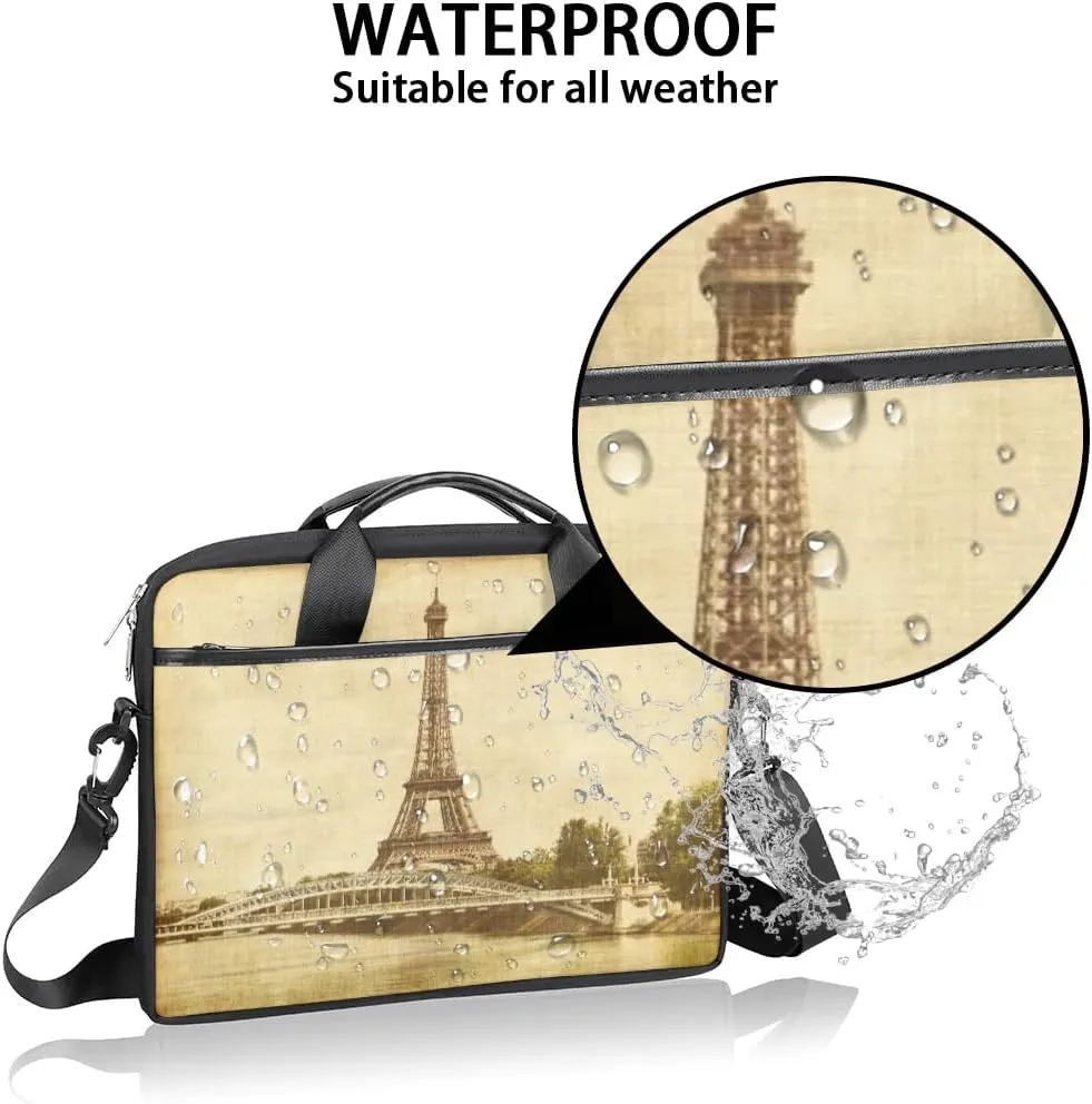 Laptop Shoulder Bag for 13-15 Inch Waterproof Laptop Sleeve Case Bag Slim Computer Carry Case Computer Cases for Laptops