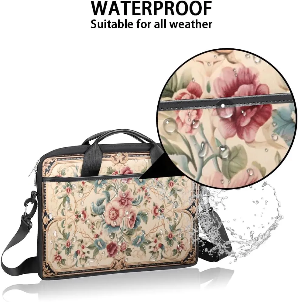 Laptop Shoulder Bag for 13-15 Inch Waterproof Laptop Sleeve Case Bag Slim Computer Carry Case Computer Cases for Laptops