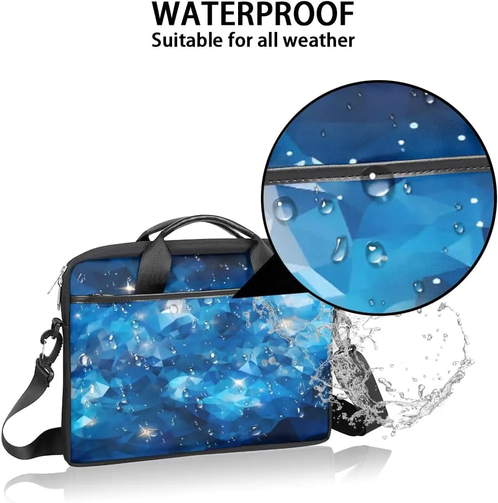 Laptop Shoulder Bag for 13-15 Inch Waterproof Laptop Sleeve Case Bag Slim Computer Carry Case Computer Cases for Laptops