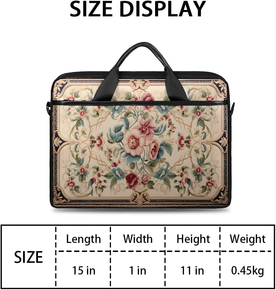 Laptop Shoulder Bag for 13-15 Inch Waterproof Laptop Sleeve Case Bag Slim Computer Carry Case Computer Cases for Laptops