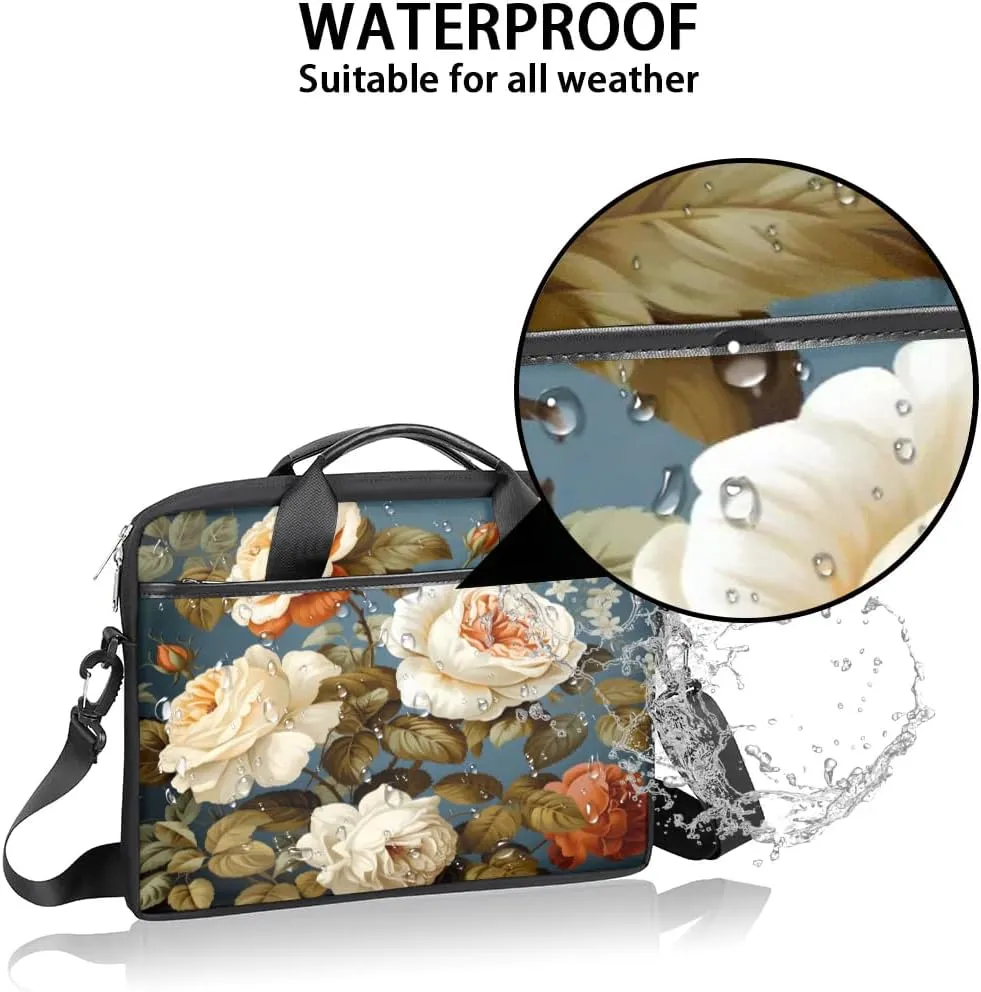 Laptop Shoulder Bag for 13-15 Inch Waterproof Laptop Sleeve Case Bag Slim Computer Carry Case Computer Cases for Laptops