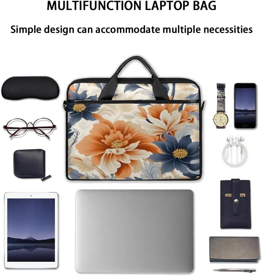 Laptop Shoulder Bag for 13-15 Inch Waterproof Laptop Sleeve Case Bag Slim Computer Carry Case Computer Cases for Laptops