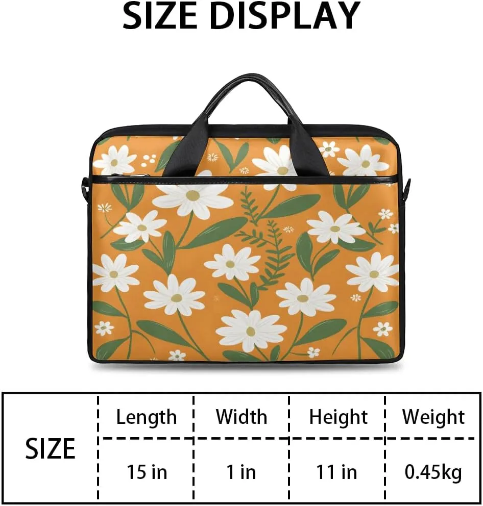 Laptop Shoulder Bag for 13-15 Inch Waterproof Laptop Sleeve Case Bag Slim Computer Carry Case Computer Cases for Laptops