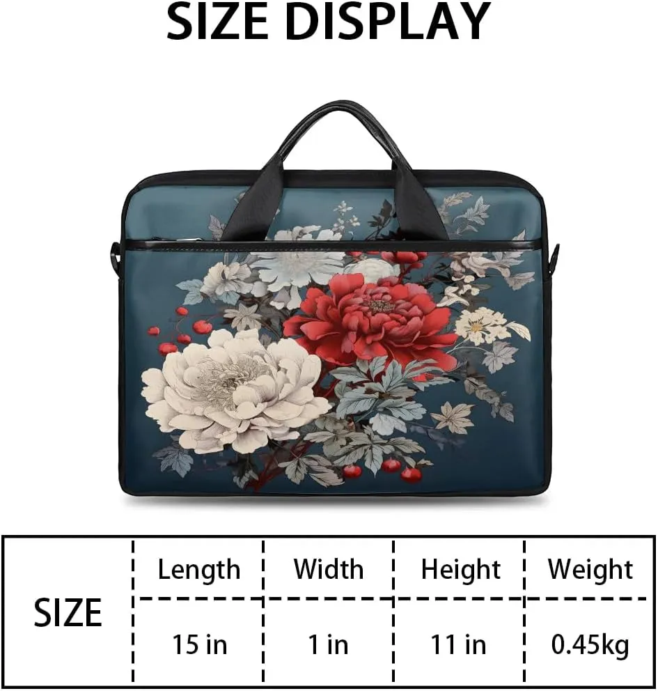 Laptop Shoulder Bag for 13-15 Inch Waterproof Laptop Sleeve Case Bag Slim Computer Carry Case Computer Cases for Laptops