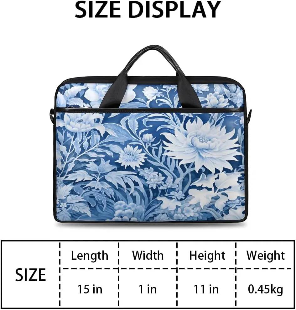 Laptop Shoulder Bag for 13-15 Inch Waterproof Laptop Sleeve Case Bag Slim Computer Carry Case Computer Cases for Laptops