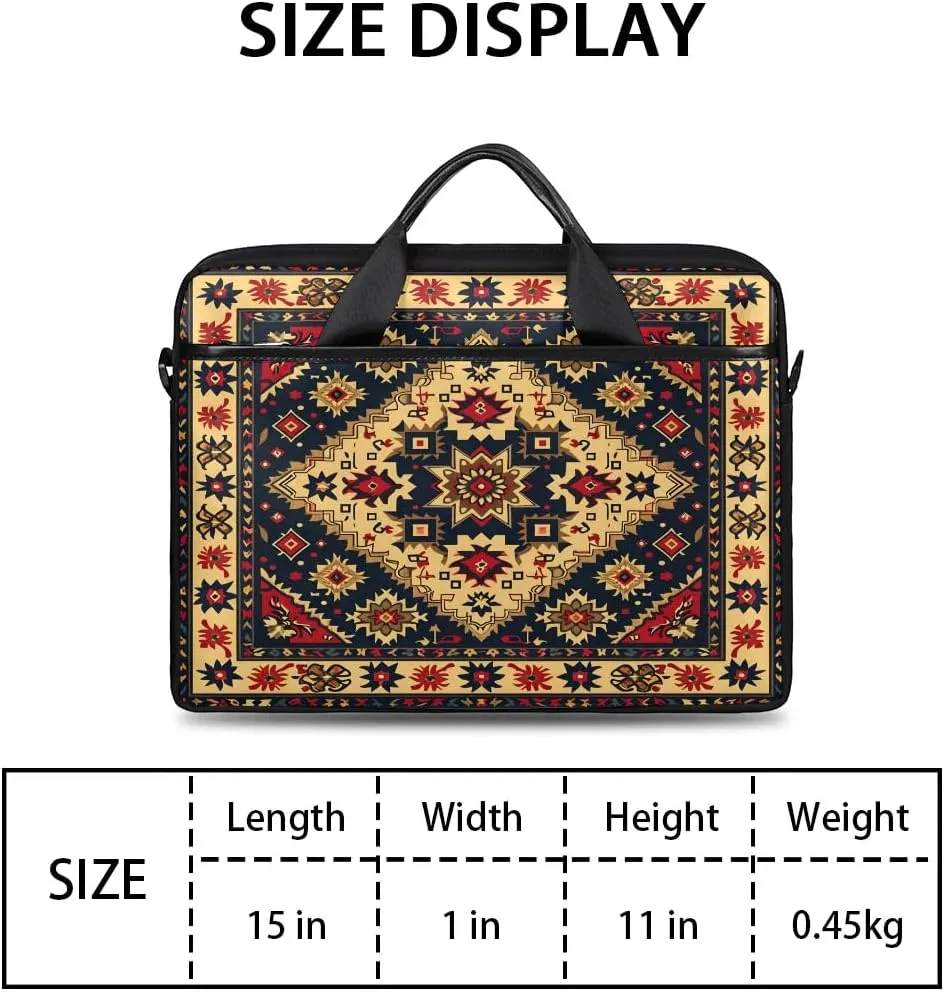 Laptop Shoulder Bag for 13-15 Inch Waterproof Laptop Sleeve Case Bag Slim Computer Carry Case Computer Cases for Laptops