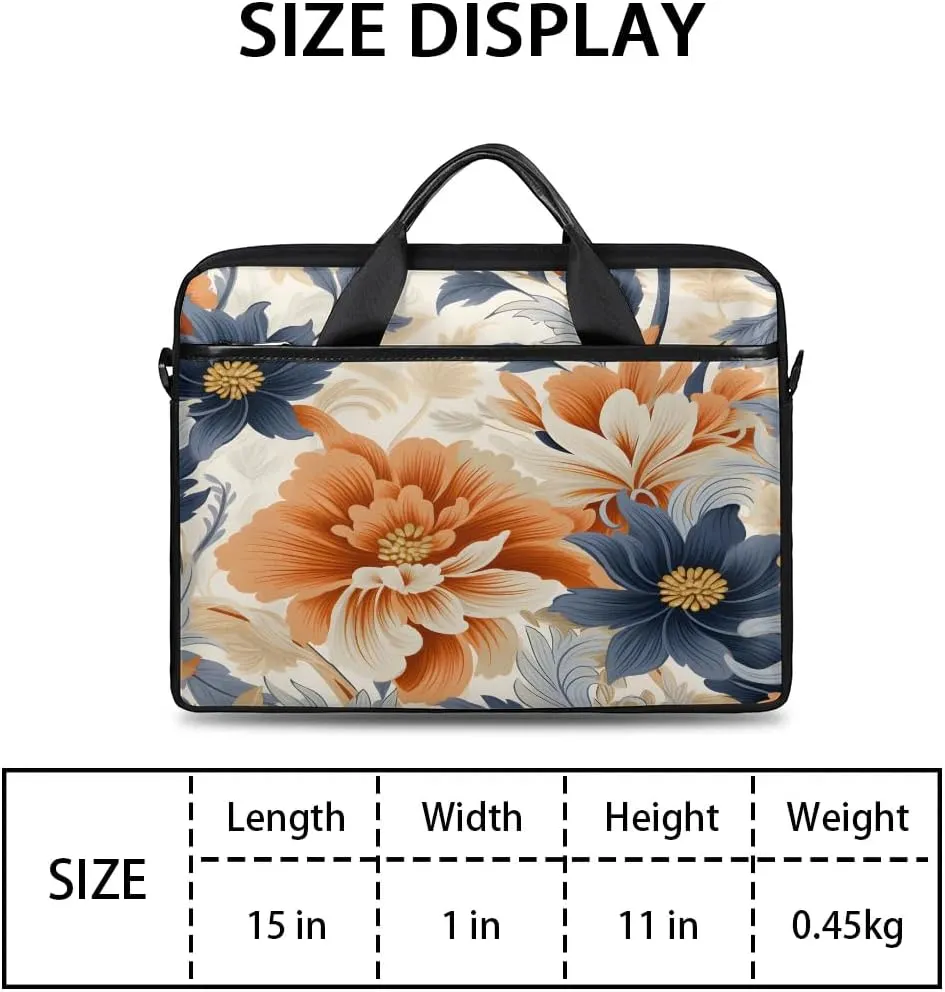 Laptop Shoulder Bag for 13-15 Inch Waterproof Laptop Sleeve Case Bag Slim Computer Carry Case Computer Cases for Laptops