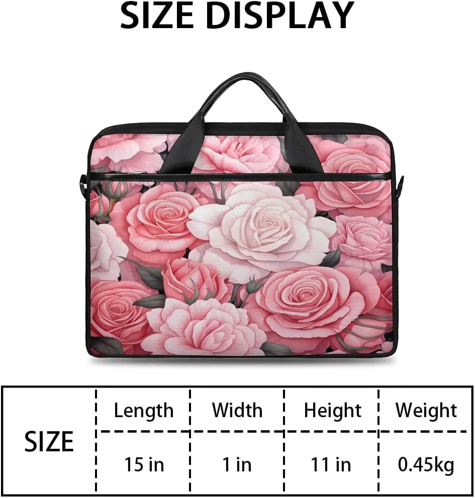 Laptop Shoulder Bag for 13-15 Inch Waterproof Laptop Sleeve Case Bag Slim Computer Carry Case Computer Cases for Laptops