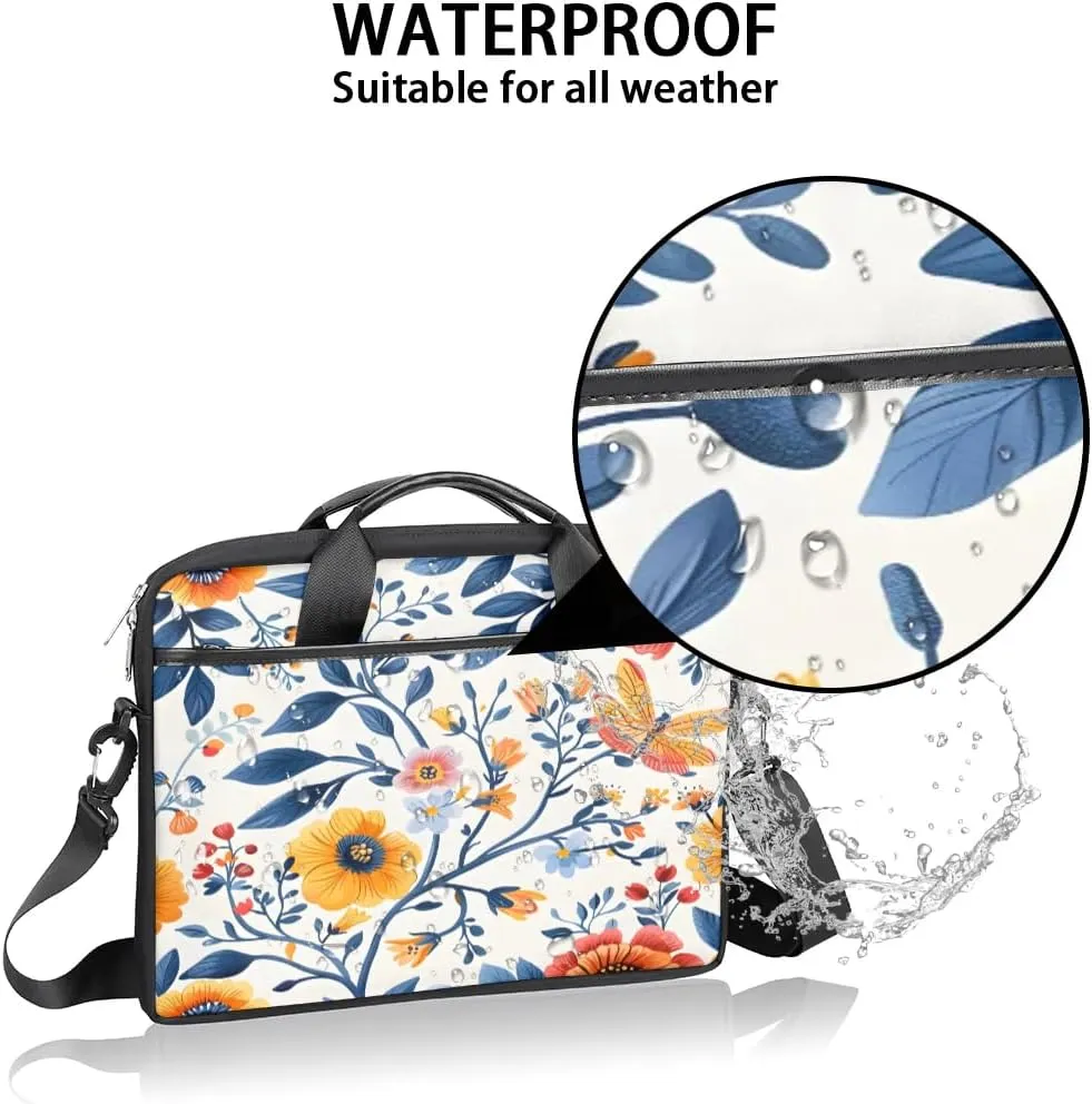 Laptop Shoulder Bag for 13-15 Inch Waterproof Laptop Sleeve Case Bag Slim Computer Carry Case Computer Cases for Laptops