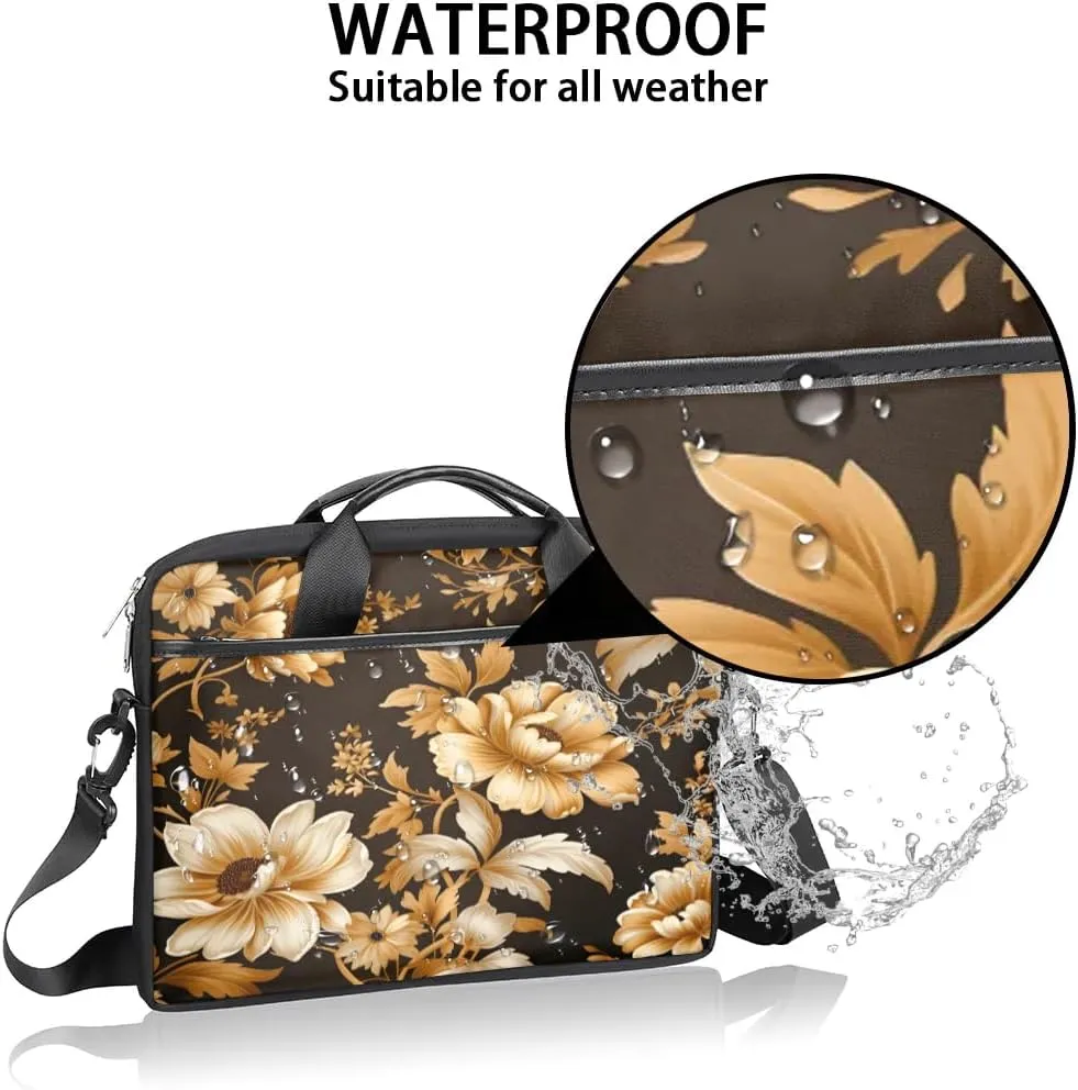 Laptop Shoulder Bag for 13-15 Inch Waterproof Laptop Sleeve Case Bag Slim Computer Carry Case Computer Cases for Laptops