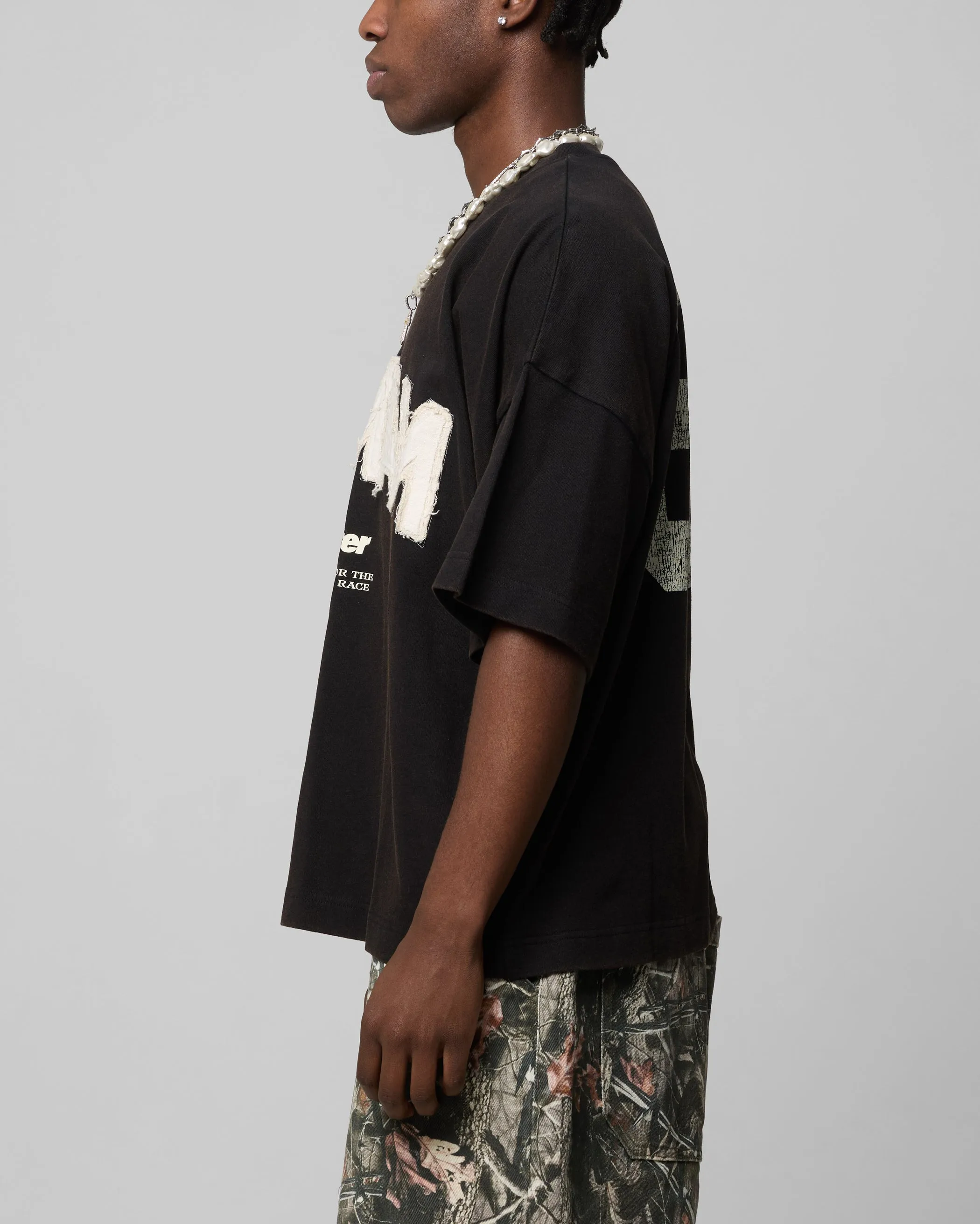 Loiter Human Box T-Shirt Vintage Black
