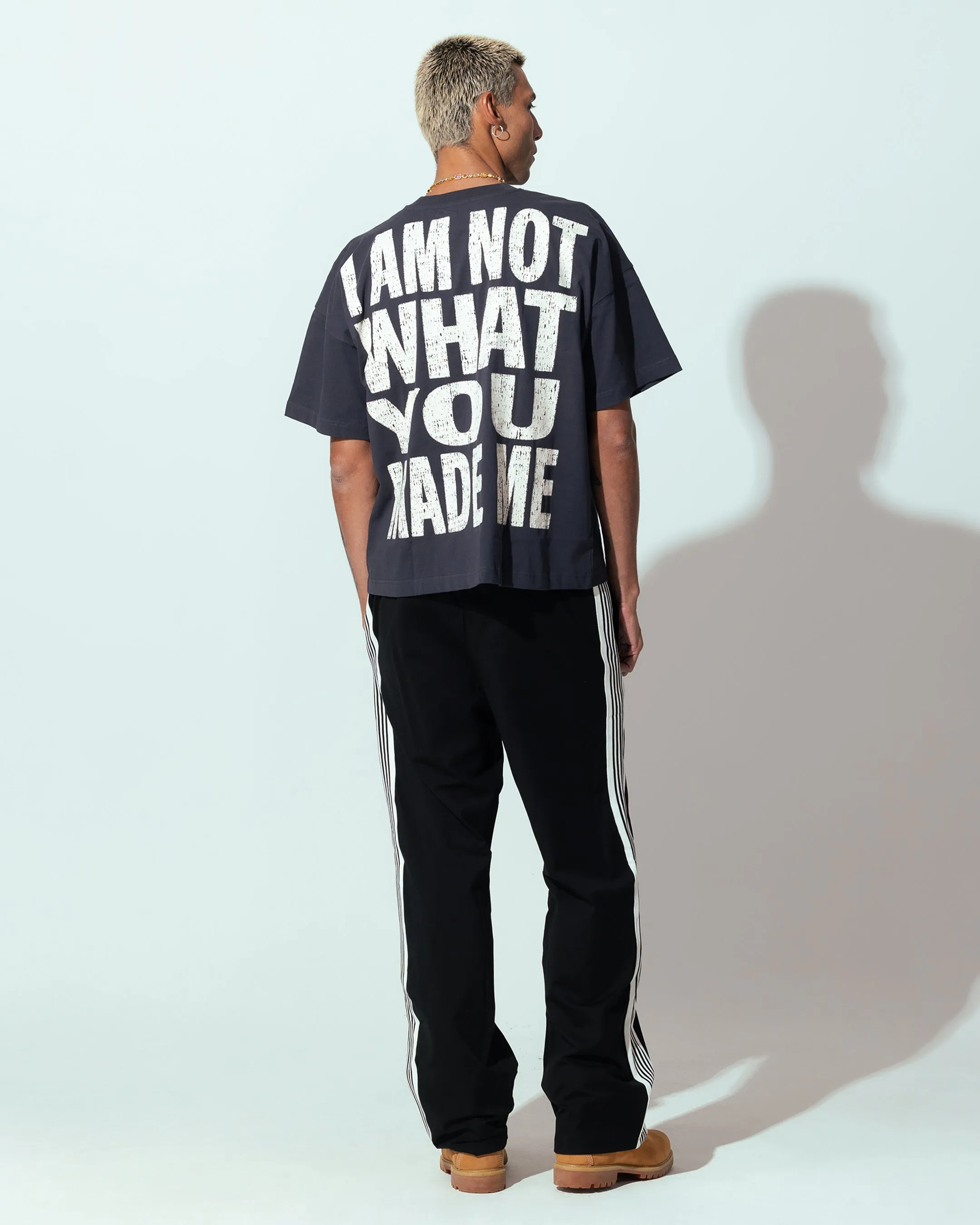 Loiter Repressed Box T-Shirt Charcoal