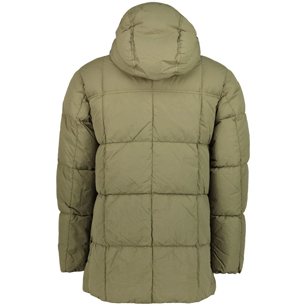 Long Flatt Nylon Down Lens Jacket