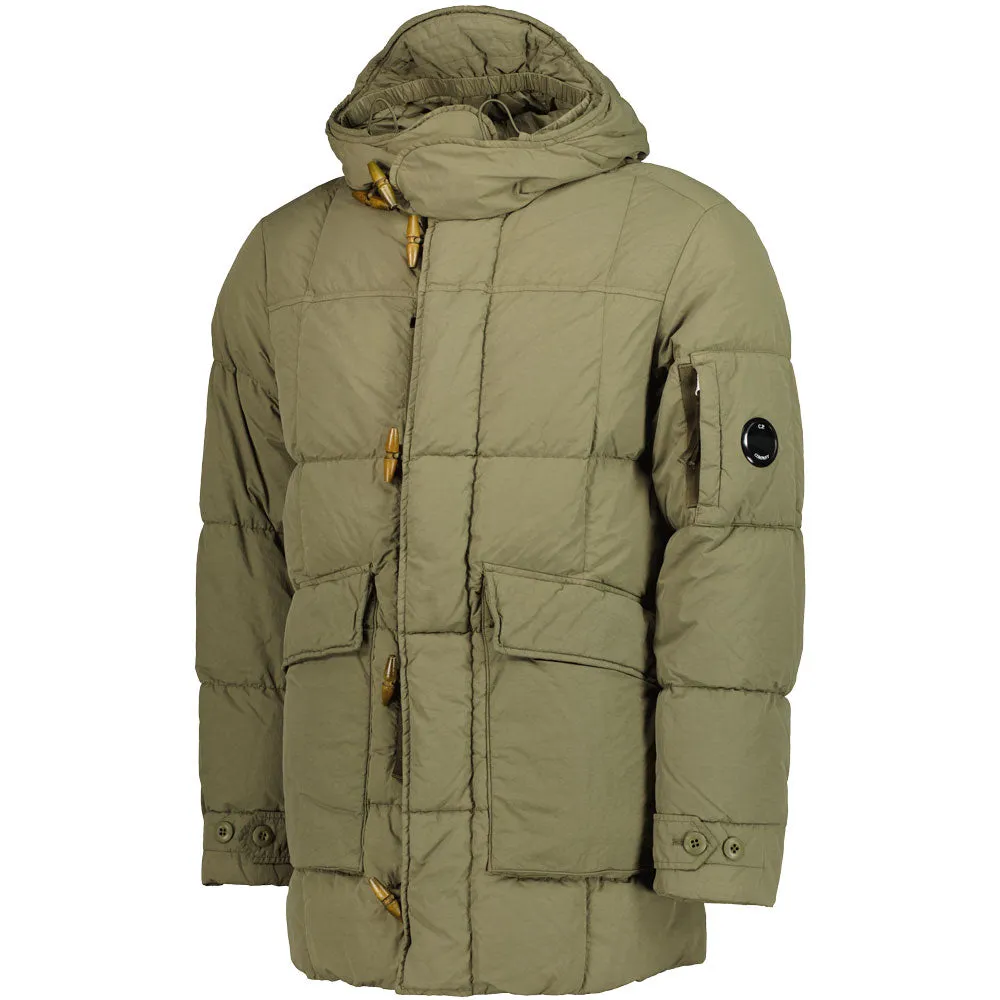 Long Flatt Nylon Down Lens Jacket