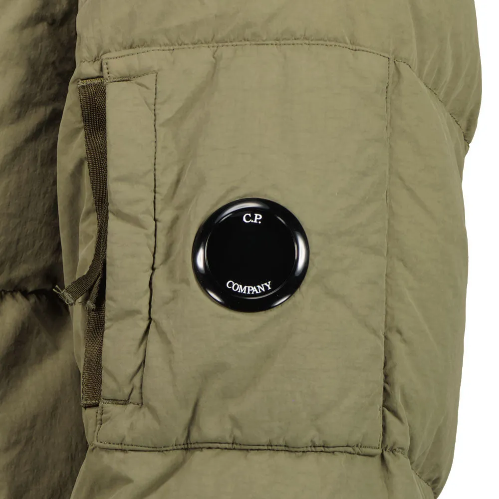 Long Flatt Nylon Down Lens Jacket