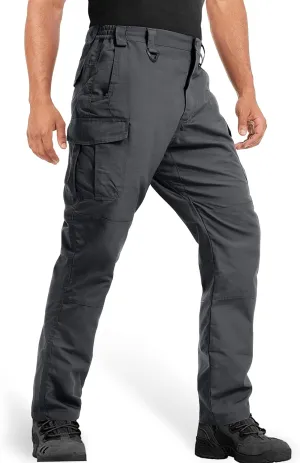 MAGCOMSEN Men's Tactical Pants 9 Pockets Ripstop, Water Repellent, Cargo Pants for Work, Hiking, Hunting(No Belt)
