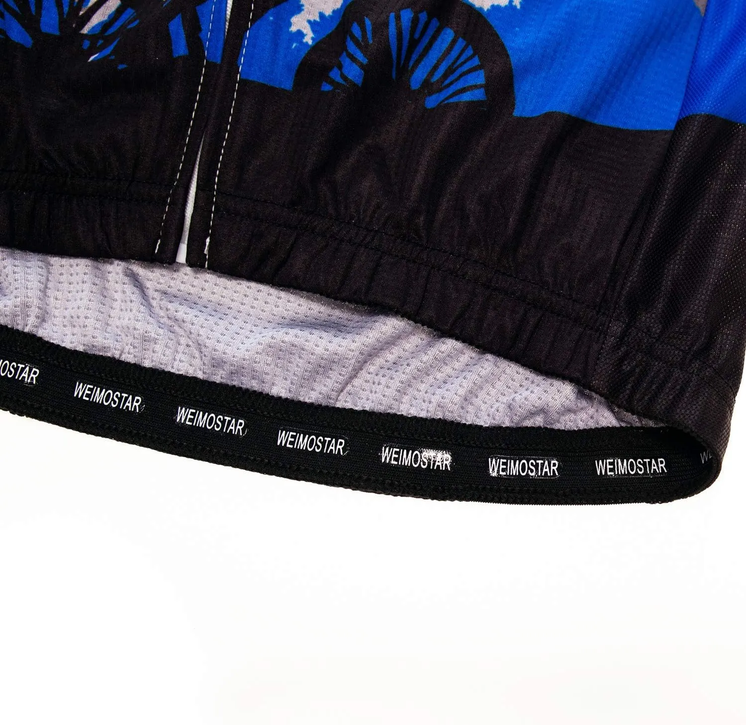 Men Cycling Jersey Skull Bike Short Sleeve Tops Quick-Dry Reflective 3-Pockets S-3XL