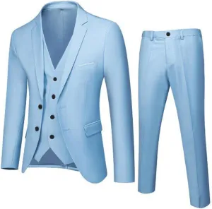 Mens Suits Classic Fit 2 Piece Wedding Vest Suit Party 3- Slim Men's Coats Jackets Traje Para De Vestir Mens Suit