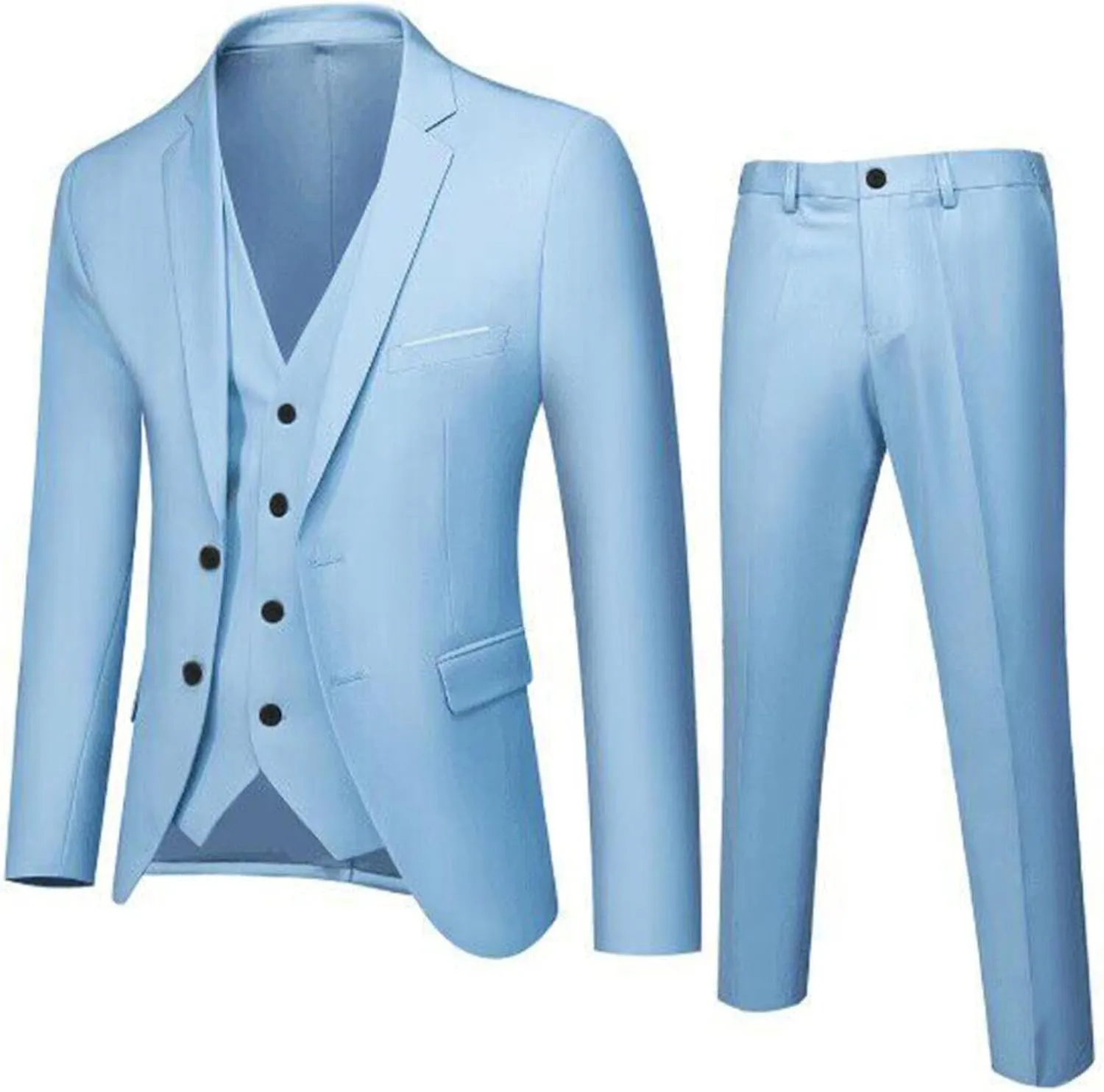 Mens Suits Classic Fit 2 Piece Wedding Vest Suit Party 3- Slim Men's Coats Jackets Traje Para De Vestir Mens Suit