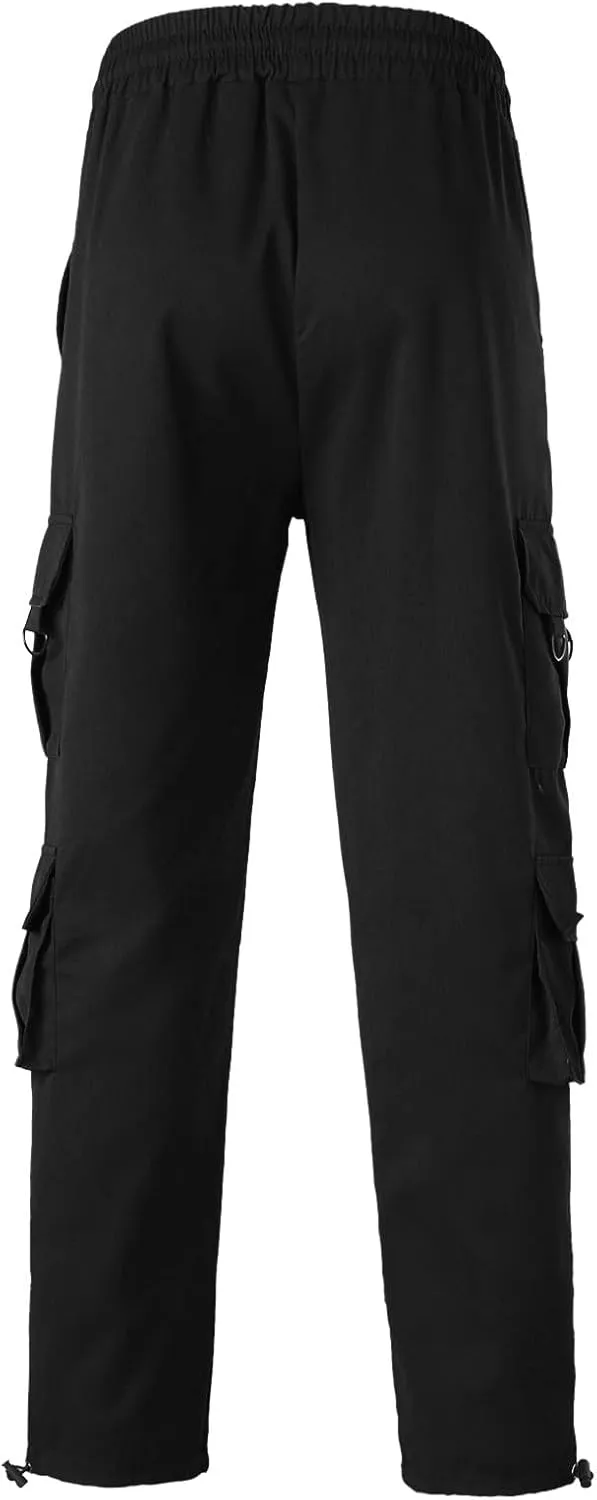 Mens Workout Cargo Sweatpants Pants Thermal Hiking Pants Men's Cargo Pants Lightweight Mens Work Pants Hiking Ripstop