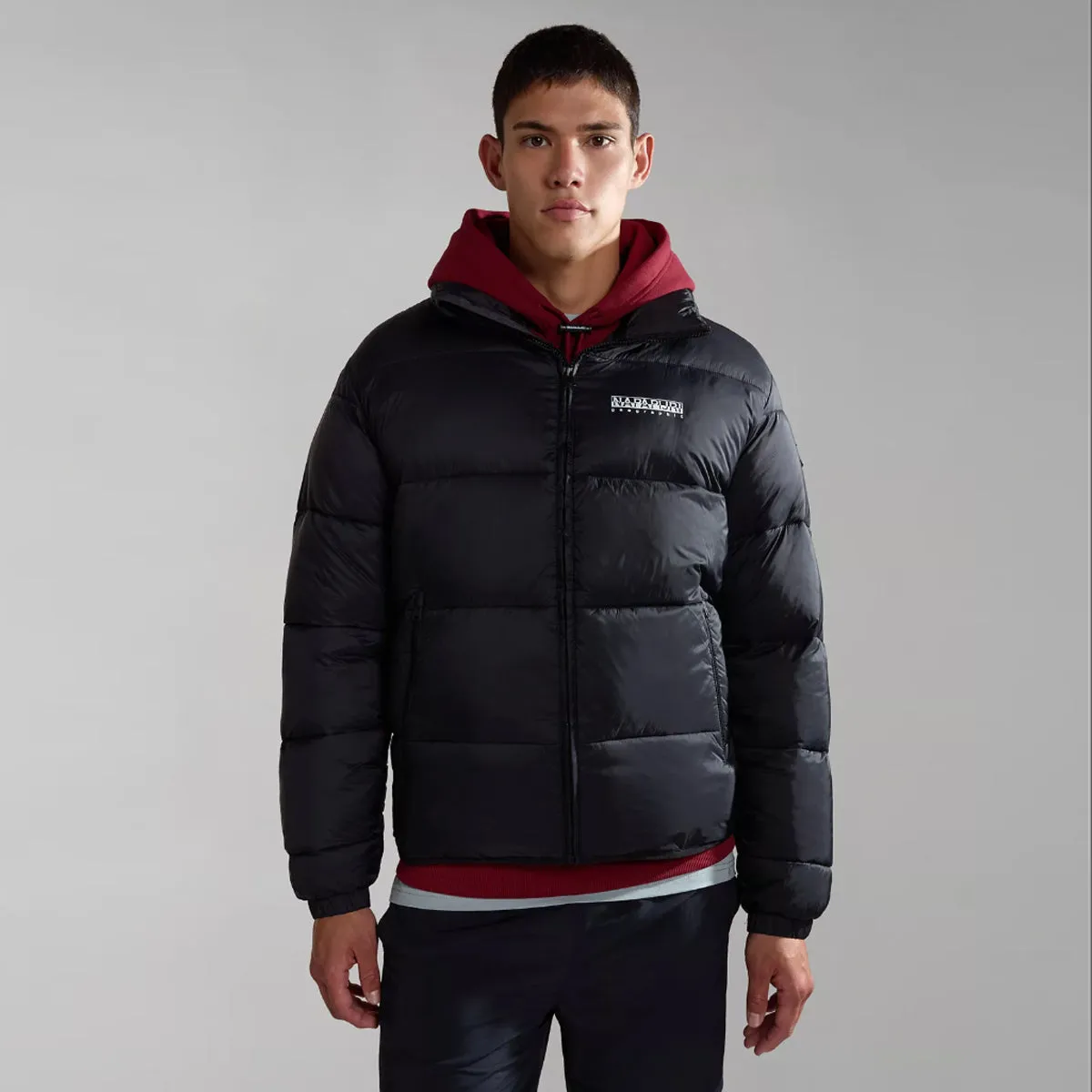 Napapijri - Suomi Black Puffer Jacket - NP0A4GJF - BLACK