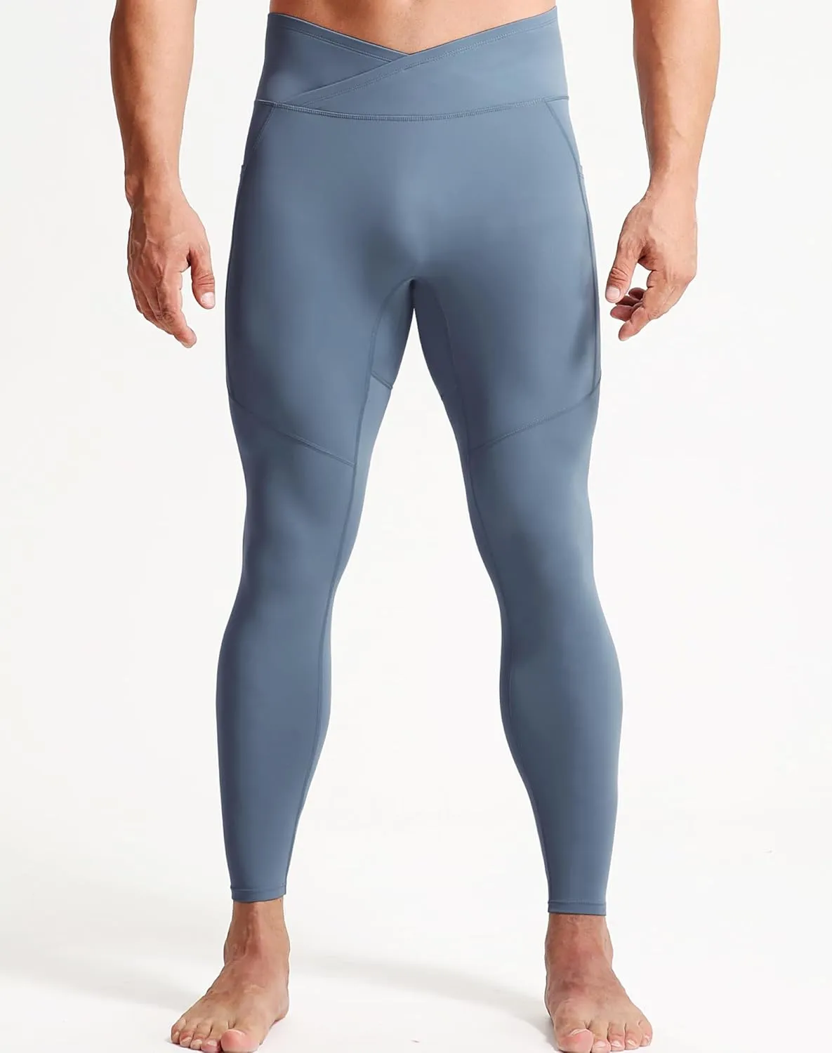 NELEUS Men's Compression Baselayer Running Tights Gym Leggings with Pockets