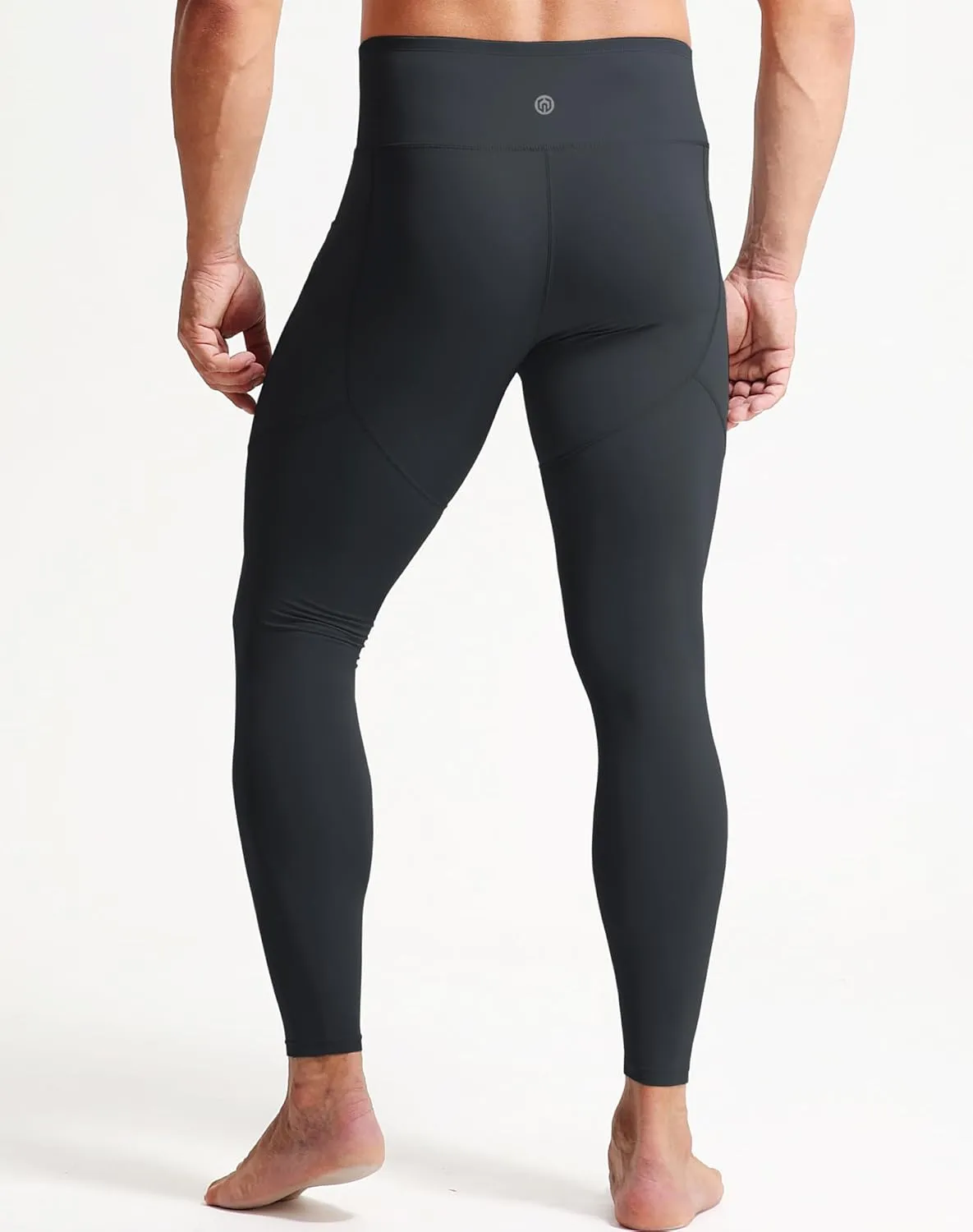 NELEUS Men's Compression Baselayer Running Tights Gym Leggings with Pockets