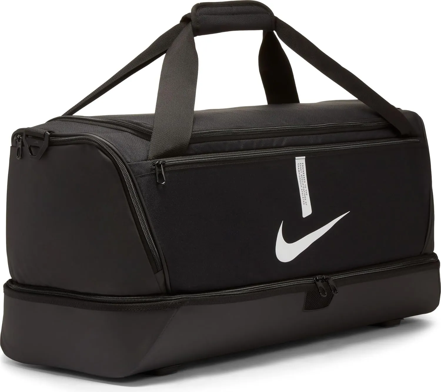 Nike Women's Gym Bag - Black/Black/White - XS