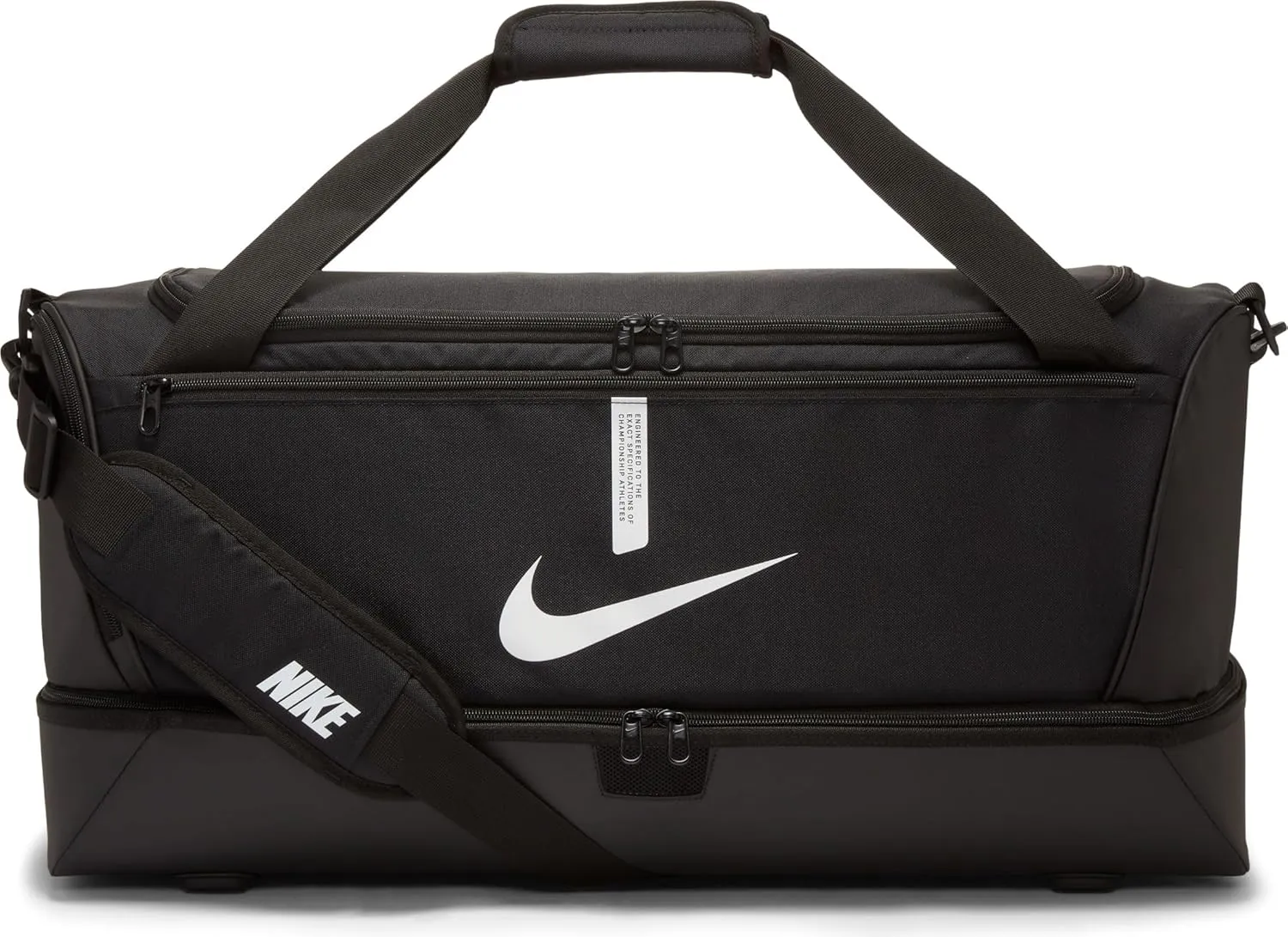 Nike Women's Gym Bag - Black/Black/White - XS