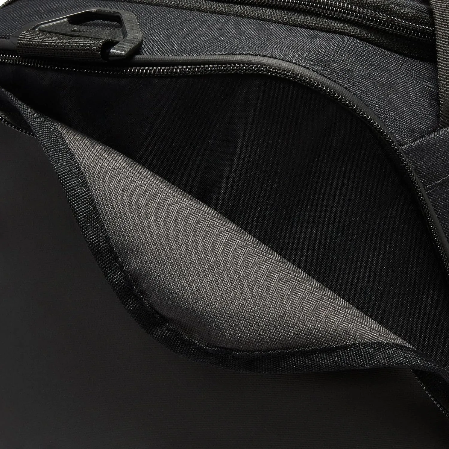 Nike Women's Gym Bag - Black/Black/White - XS